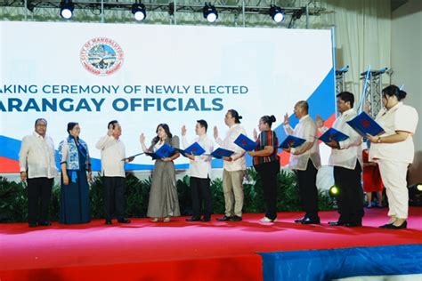 Mandaluyong Welcomes New Barangay Officials in Grand Oath .